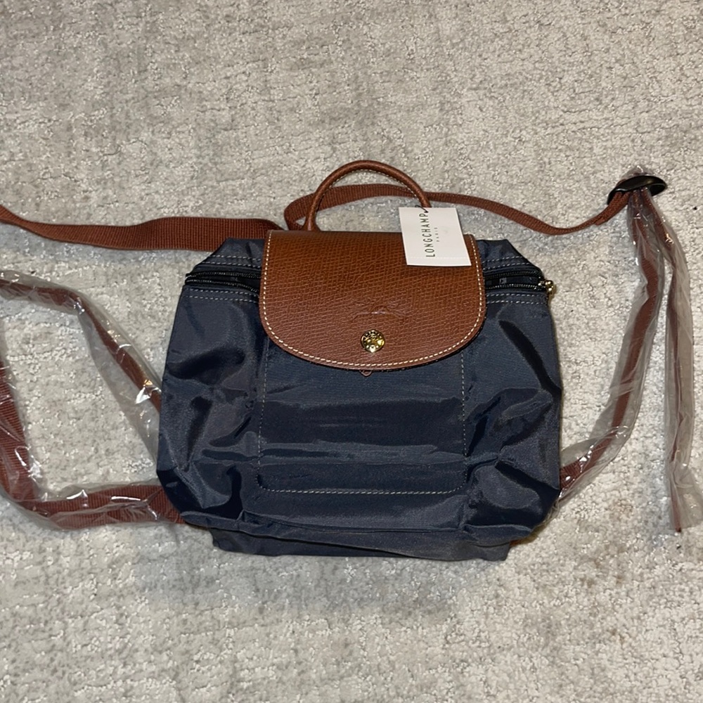 LONGCHAMP Mini Le Pliage Canvas Backpack